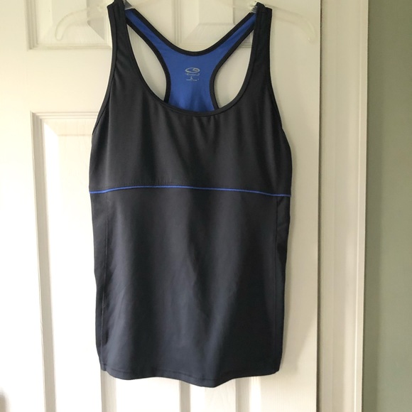 CHAMPION Black High Compression Racer Back Tank L - Picture 7 of 7